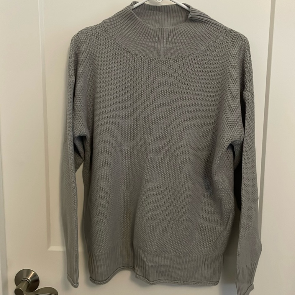 Gray sweater